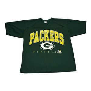 Vintage 1996 Green Bay Packers NFL Mesh Green‎ Jersey Men's XL